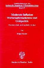 Moderate Inflation, Wirtschaftswachstum und Geldpolitik.