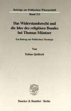 Das Widerstandsrecht und die Idee des religiösen Bundes bei Thomas Müntzer