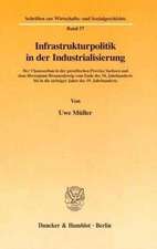 Infrastrukturpolitik in der Industrialisierung.