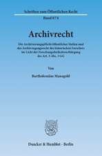 Archivrecht.