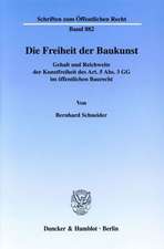 Die Freiheit der Baukunst