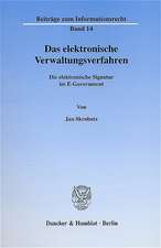 Das elektronische Verwaltungsverfahren