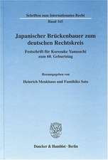 Japanischer Brückenbauer zum deutschen Rechtskreis