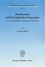 Bundesstaat und Europäische Integration