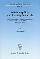 Erfüllungspflicht und Leistungshindernis