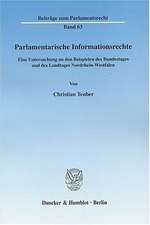 Parlamentarische Informationsrechte