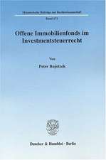 Offene Immobilienfonds im Investmentsteuerrecht