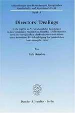 Directors' Dealings