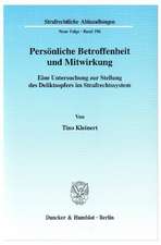 Persönliche Betroffenheit und Mitwirkung