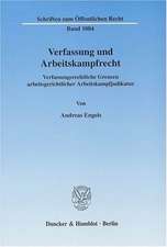 Verfassung und Arbeitskampfrecht