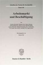 Arbeitsmarkt und Beschäftigung