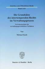 Die Grundsätze des intertemporalen Rechts im Verwaltungsprozess