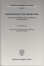 Auslandseinsätze der Bundeswehr