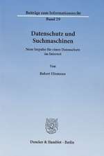 Datenschutz und Suchmaschinen