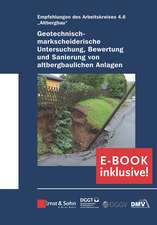 Geotechnisch–markscheiderische Untersuchung, Bewertungund Sanierung von altbergbaulichen – Empfehlungen des Arbeitskreises Altbergbau – (inc