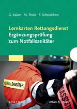 Lernkarten Rettungsdienst - Ergänzungsprüfung zum Notfallsanitäter