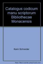 Catalogus codicum manu scriptorum Bibliothecae Monacensis. (Handschriftenkatalog der Bayerischen Staatsbibliothek München) / Die deutschen Pergament-Handschriften