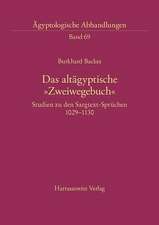 Das Altagyptische 'Zweiwegebuch': Studien Zu Den Sargtext-Spruchen 1029-1130