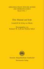 Uber Himmel Und Erde: Festschrift Fur Erling Von Mende