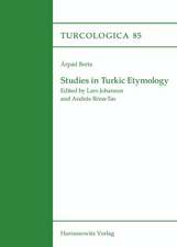 Studies in Turkic Etymology