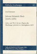 Johann Heinrich Horb (1645-1695)