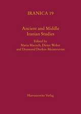 Ancient and Middle Iranian Studies