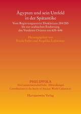 Agypten Und Sein Umfeld in Der Spatantike: Vom Regierungsantritt Diokletions 284/285 Bis Zur Arabischen Eroberung Des Vorderen Orients Um 635-646 Akte