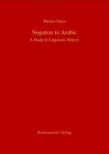 Negation in Arabic