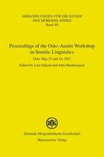 Proceedings of the Oslo-Austin Workshop in Semitic Linguistics