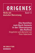 Die Homilien zum Buch Genesis