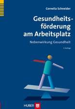 Gesundheitsförderung am Arbeitsplatz