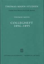 Collegheft 1894 - 1895