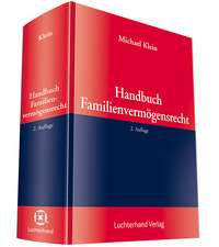 Handbuch Familienvermögensrecht