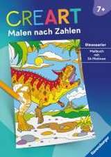 CreArt Malen nach Zahlen ab 7: Dinosaurier