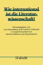 Wie international ist die Literaturwissenschaft?: Methoden- und Theoriediskussion in den Literaturwissenschaften: Kulturelle Besonderheiten und interkultureller Austausch am Beispiel des Interpretationsproblems (1950-1990)