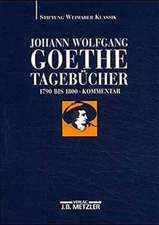 Johann Wolfgang Goethe: Tagebücher: Band II,2 Kommentar (1790–1800)