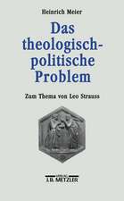 Das theologisch-politische Problem