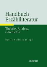 Handbuch Erzählliteratur: Theorie, Analyse, Geschichte