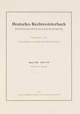 Deutsches Rechtswörterbuch, Band XIII, Heft 9/10