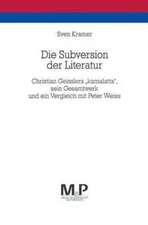 Die Subversion der Literatur