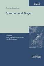 Sprechen und Singen