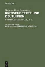 Autobiographische Schriften I: Meine Kinderjahre aus meinen Kinder- und Lehrjahren