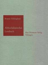 Althochdeutsches Lesebuch: Zusammengestellt und mit Wörterbuch versehen