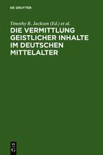 Die Vermittlung geistlicher Inhalte im deutschen Mittelalter: Internationales Symposium, Roscrea 1994