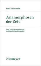 Anamorphosen der Zeit: Jean Pauls Romanästhetik und Geschichtsphilosophie