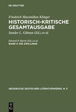 Die Zwillinge: Paralleldruck der Ausgaben von 1776 und 1794