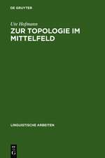 Zur Topologie im Mittelfeld: Pronominale und nominale Satzglieder