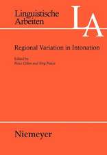 Regional Variation in Intonation