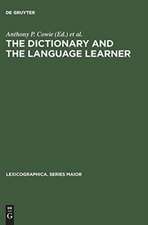 The dictionary and the language learner: Papers from the EURALEX Seminar at the University of Leeds, 1–3 April 1985