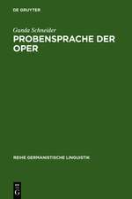 Probensprache der Oper: Untersuchungen zum dialogischen Charakter einer Fachsprache